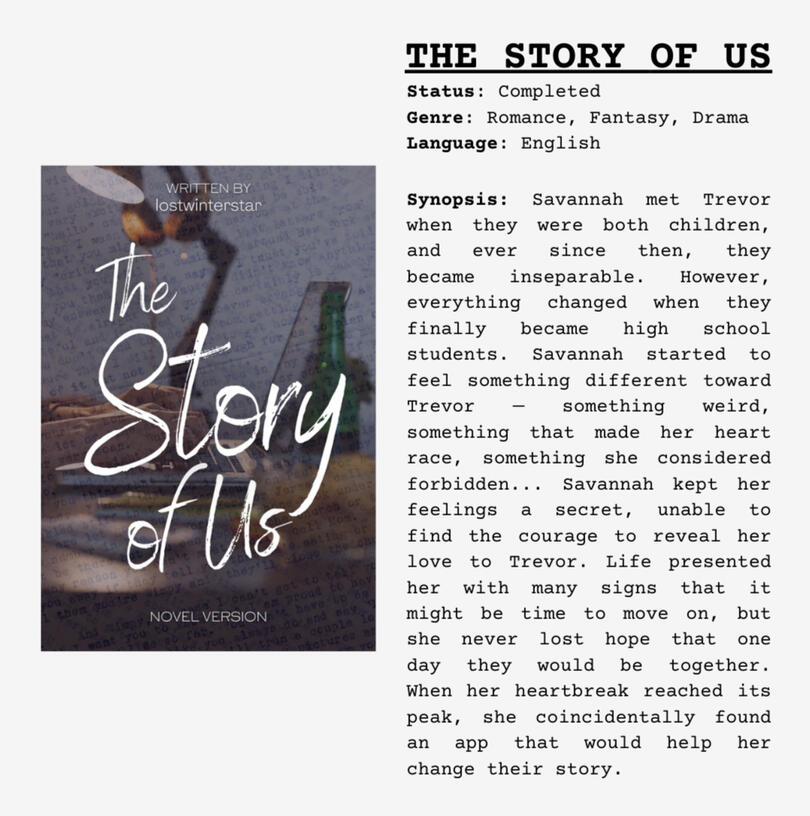 The Story of Us (Novel Version)