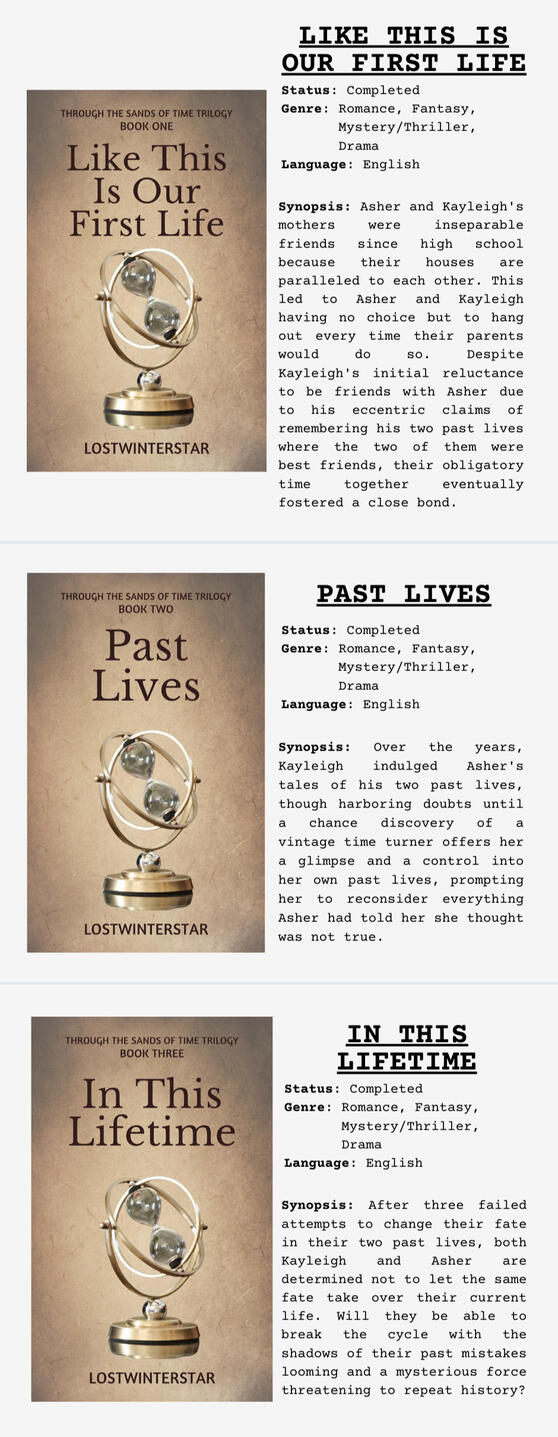 Through The Sands of Time Trilogy